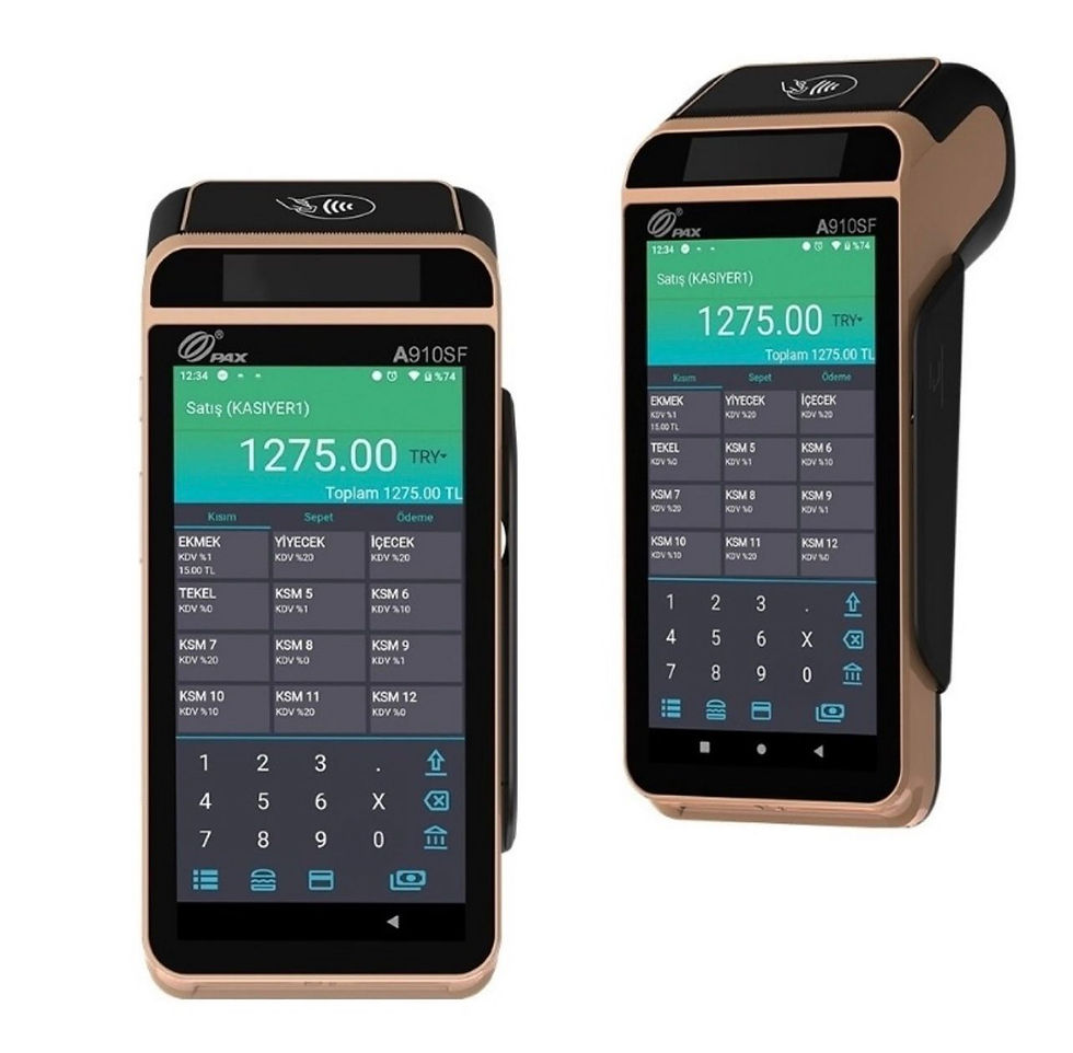 Küçük resim: PAX A910SF ANDROİD YAZAR KASA POS
