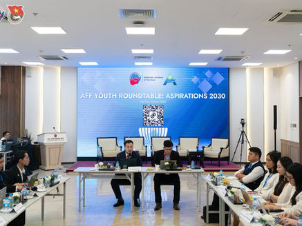 ASEAN-UK YLI General Coordinator at the AFF Youth Roundtable at the 3rd ASEAN Future Forum
