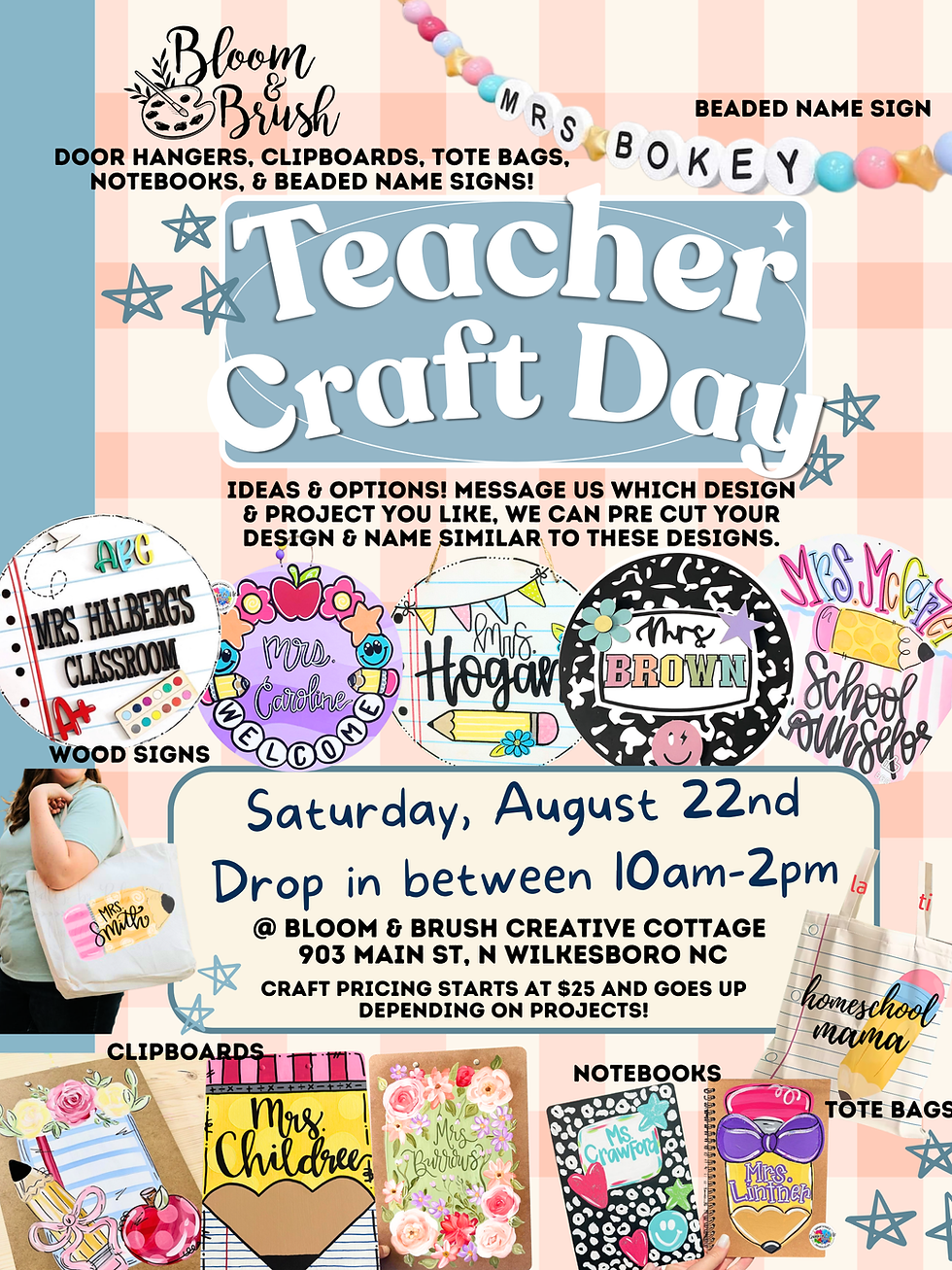 TEACHER Craft Day!