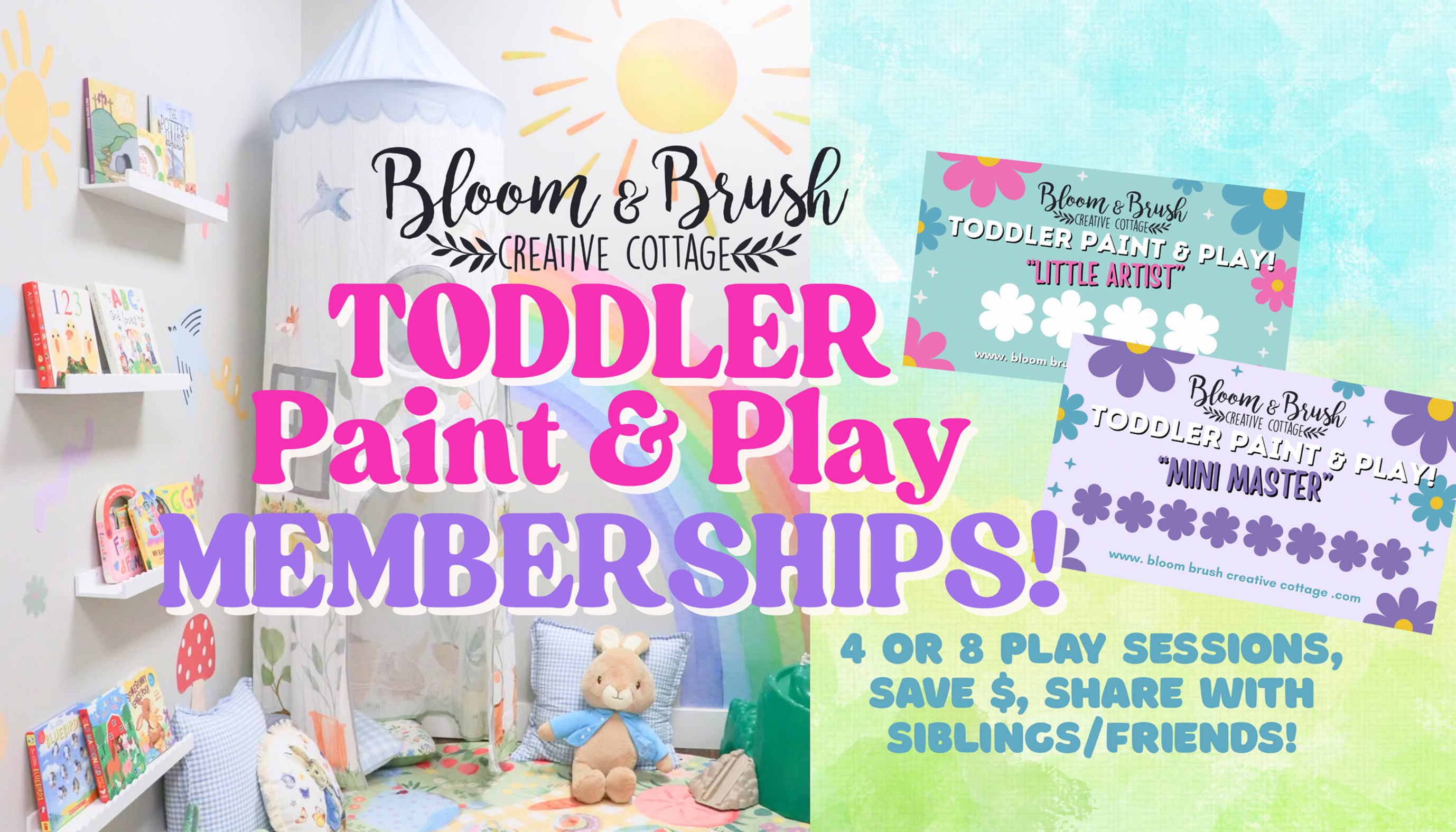 Bloom & Brush TODDLER Membership