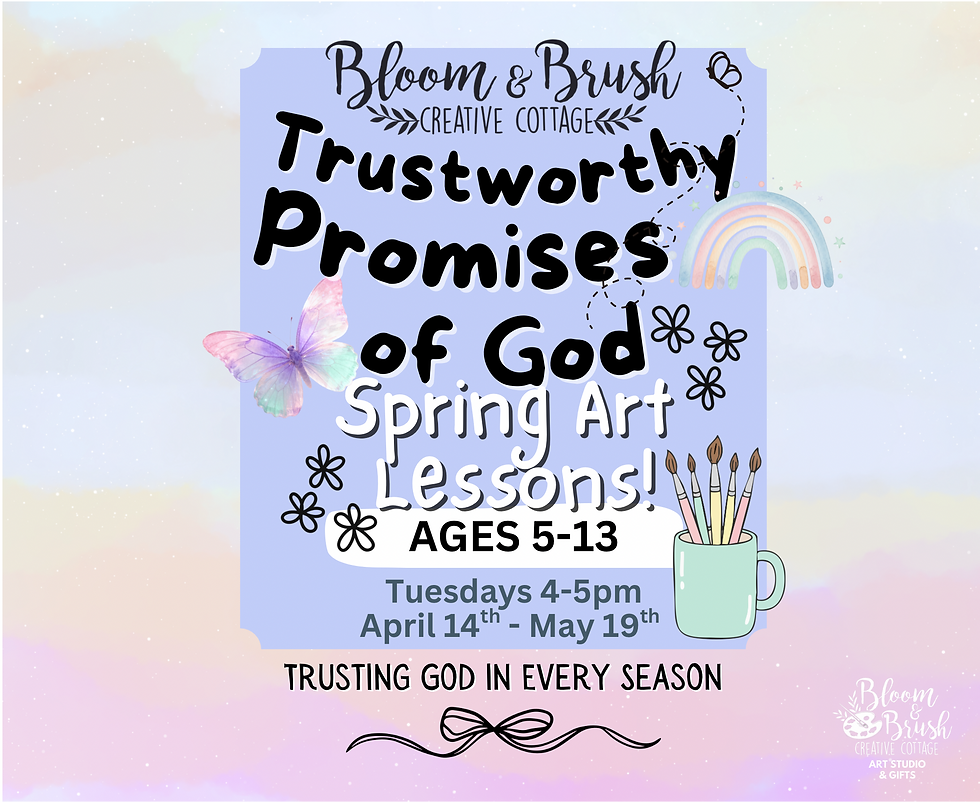 SPRING Art Lessons 4-5pm