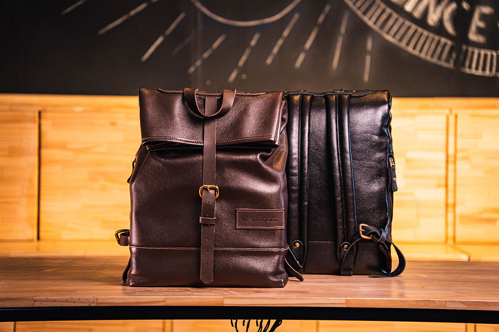 Miniatura: MOCHILA DAILY LEATHER - Colab Alboom