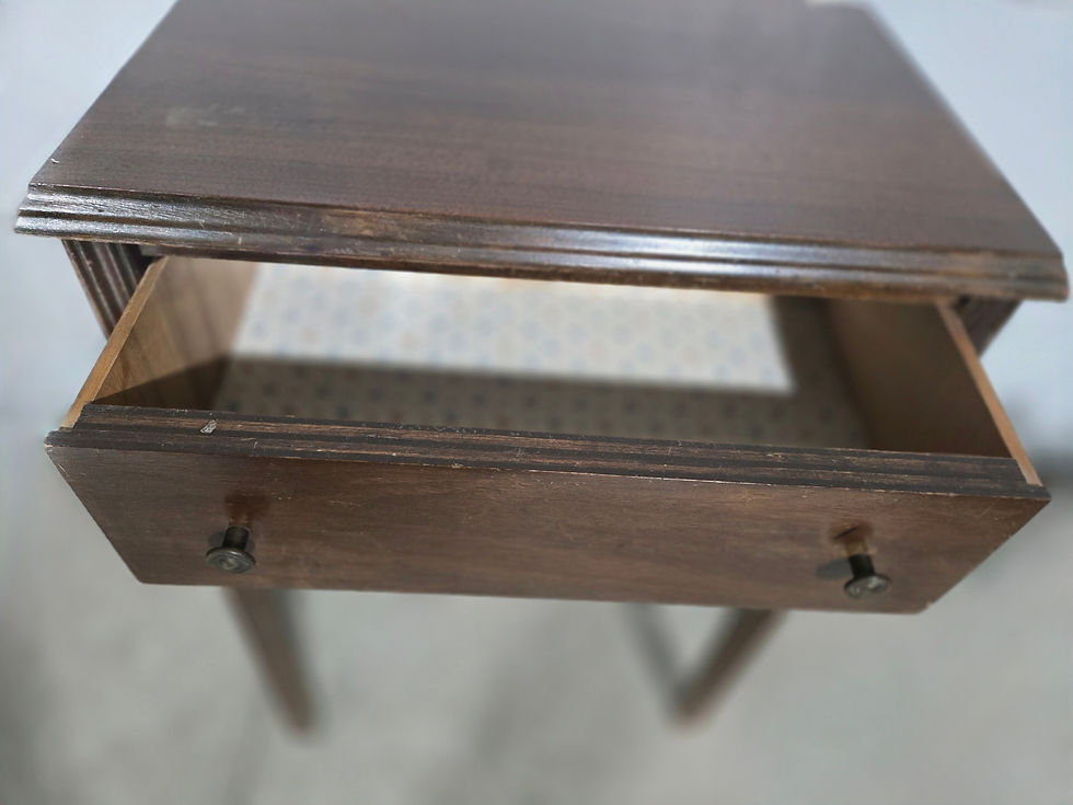 Thumbnail: Vintage Sewing Cabinet w/ Rotating Spool Rack