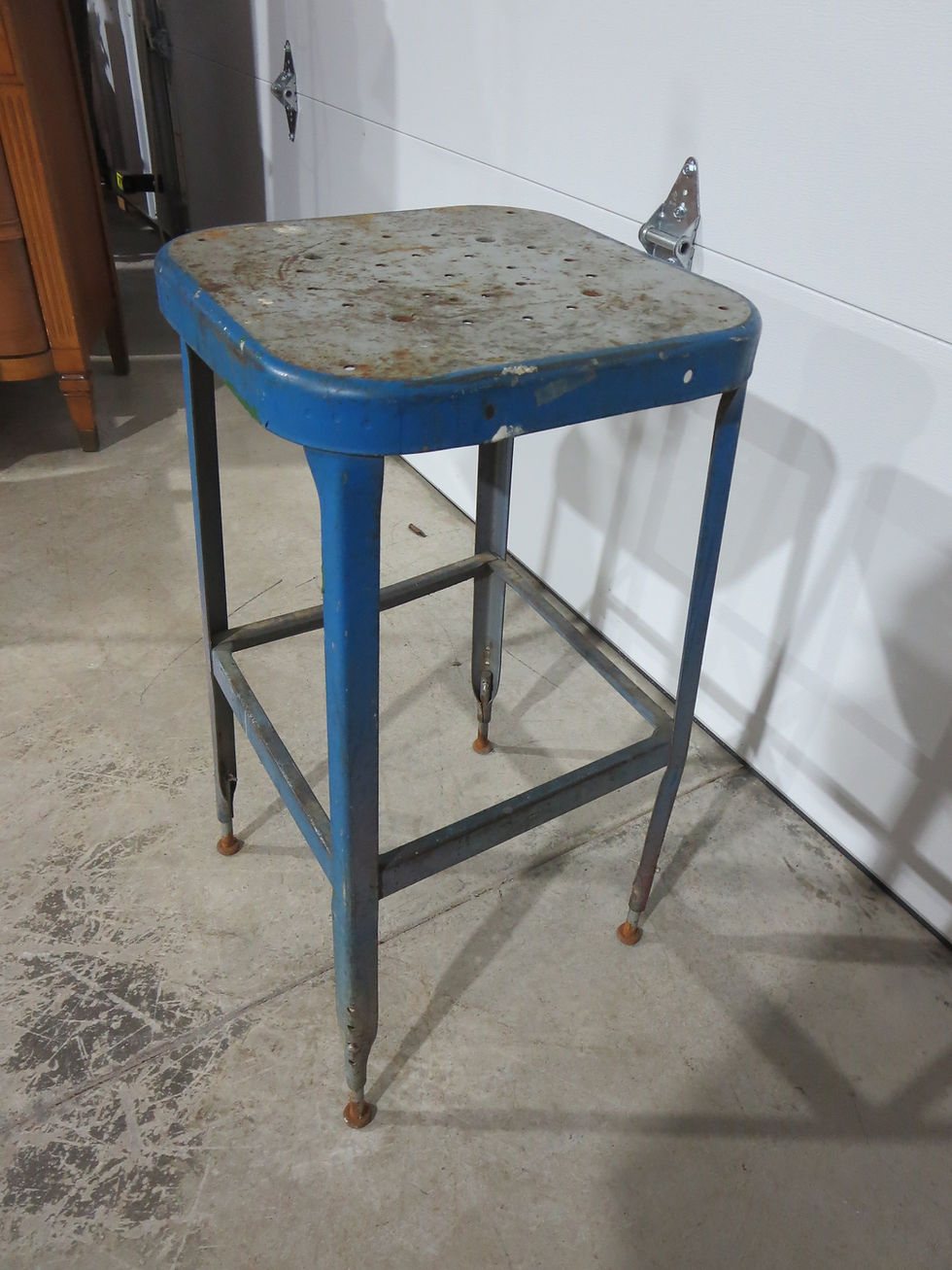Thumbnail: Metal Industrial Stool