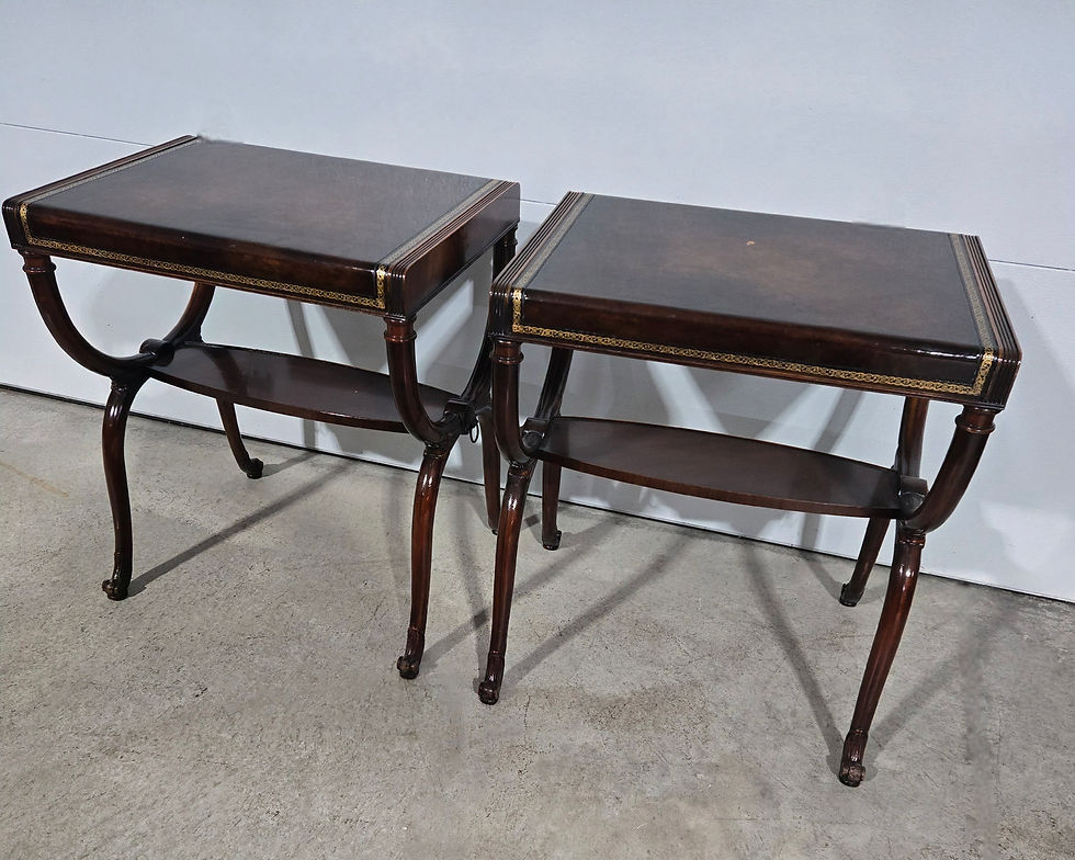 Thumbnail: Vintage Pair of Weiman Heirloom Quality Side Tables