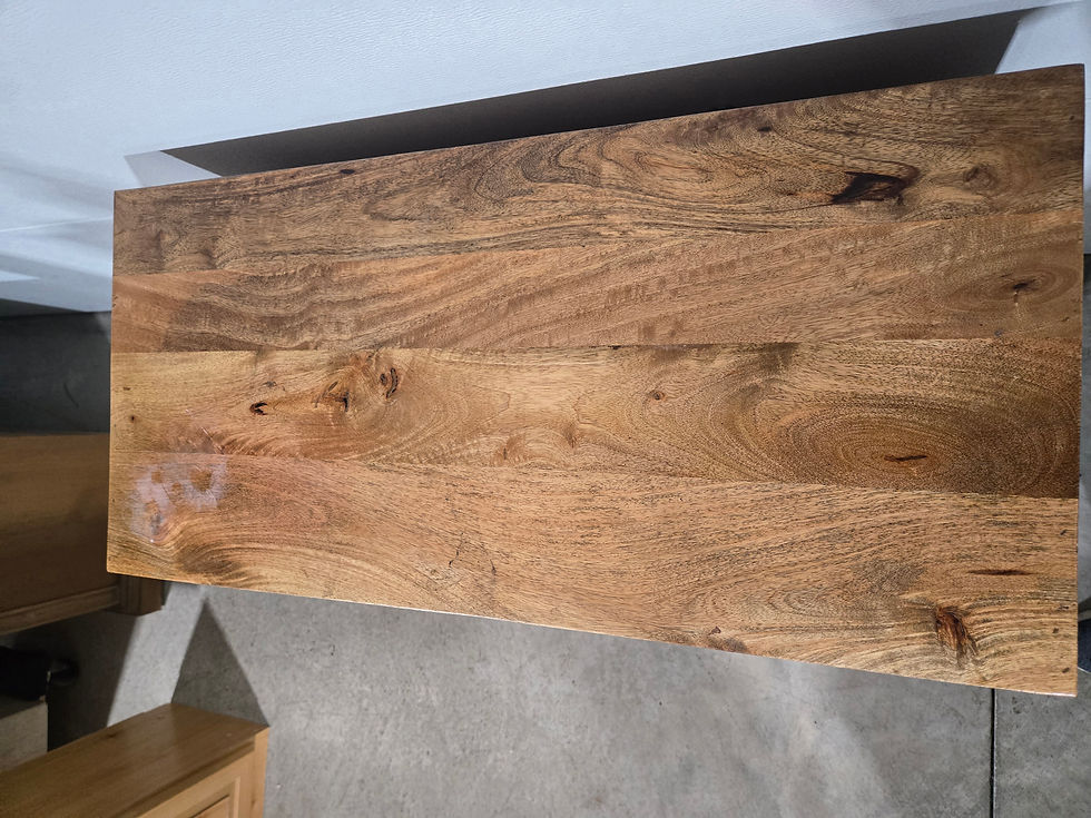 Thumbnail: Pier 1 Mango Wood Side Board Storage Cabinet