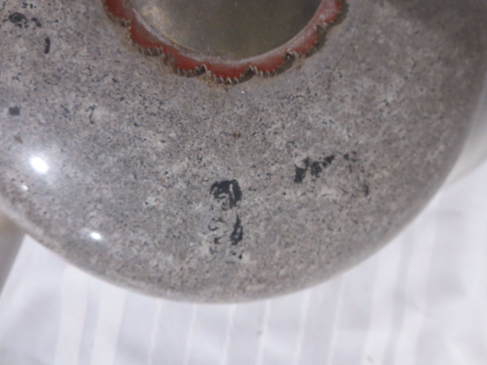 Thumbnail: Vintage Curling Stone Scottish Granite