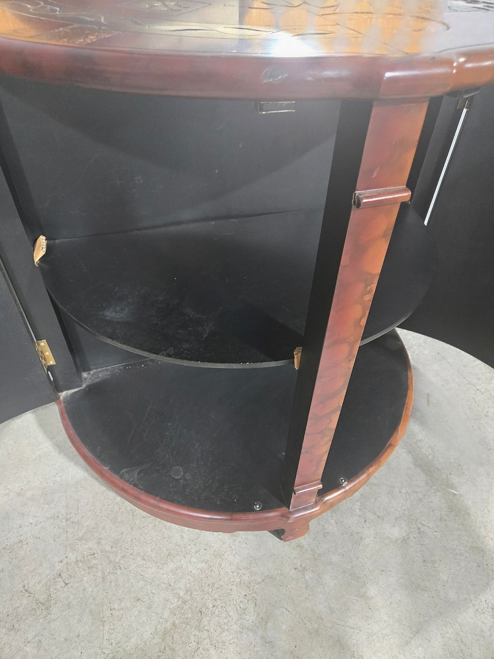 Thumbnail: Curved Entry Cabinet & Mirror