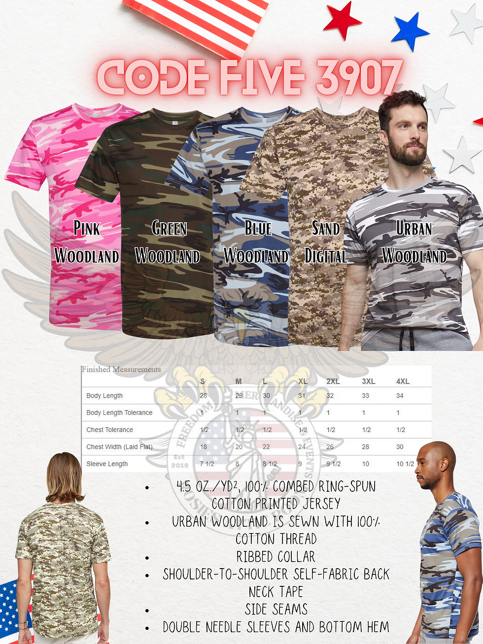 Thumbnail: Veteran Suicide Awareness - Full Color - T-Shirt