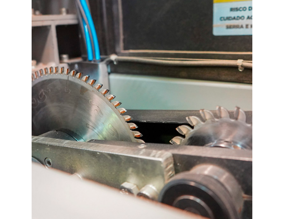 Miniatura: SECCIONADORA HORIZONTAL COM RISCADOR 5CV PARA MARCENARIA - SST.2945.R - MAKSIWA