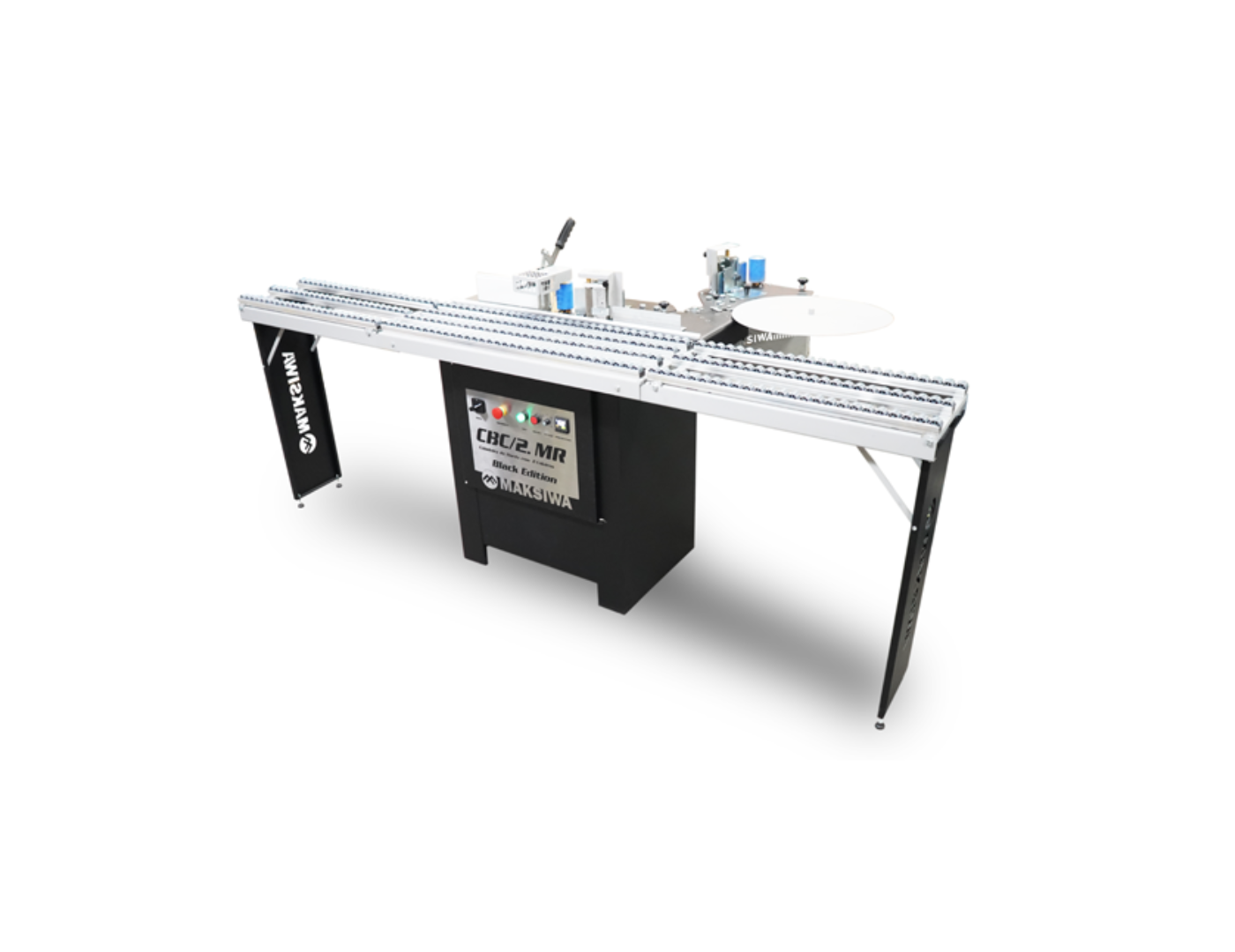 COLADEIRA DE BORDA C/ 2 COLEIRO COM MESA ROLET PARA MARCENARIA- CBC/2.MR MAKSIWA