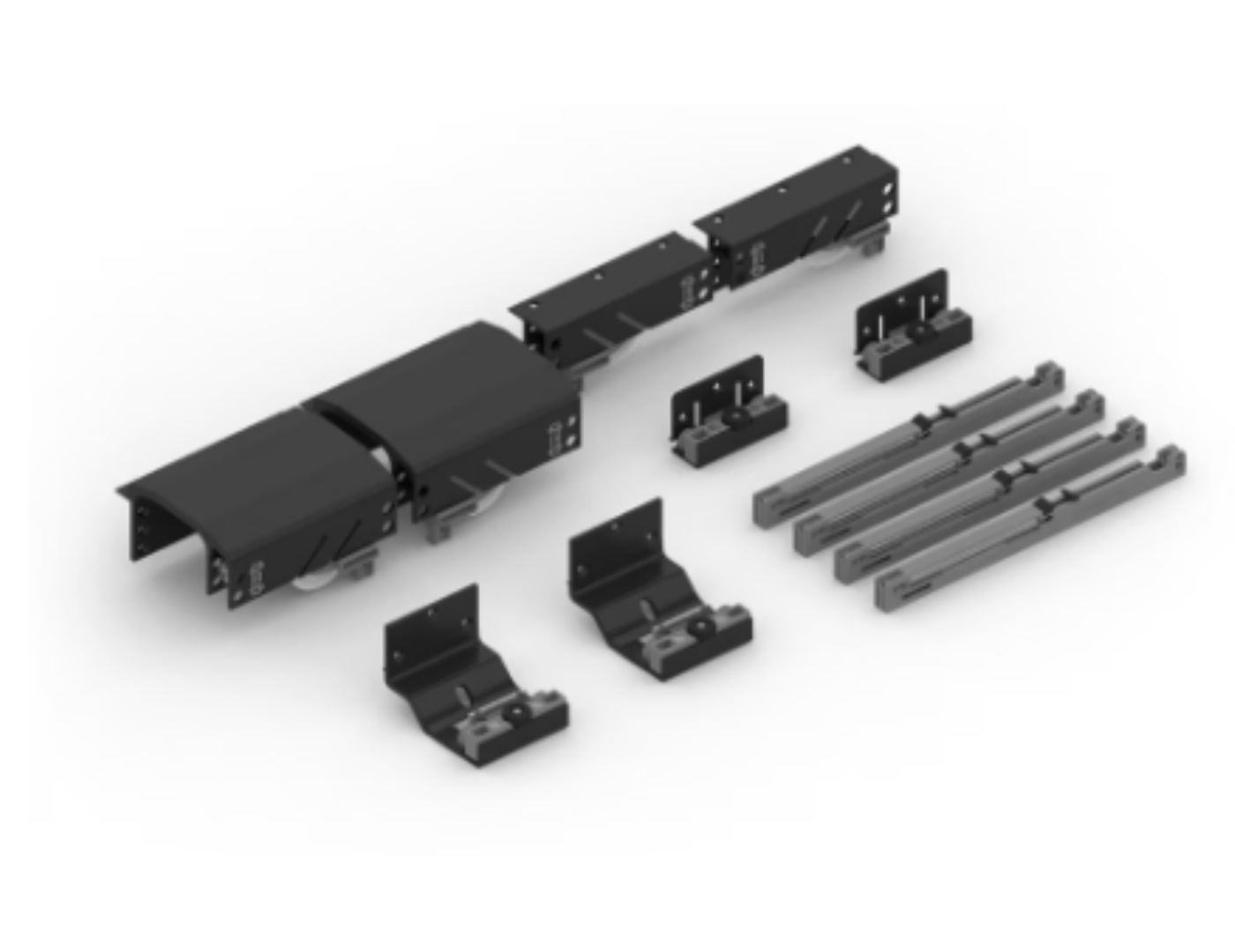 SISTEMA DE CORRER DOMINUS TOP 2 PORTAS 20 A 50KG ROMETAL