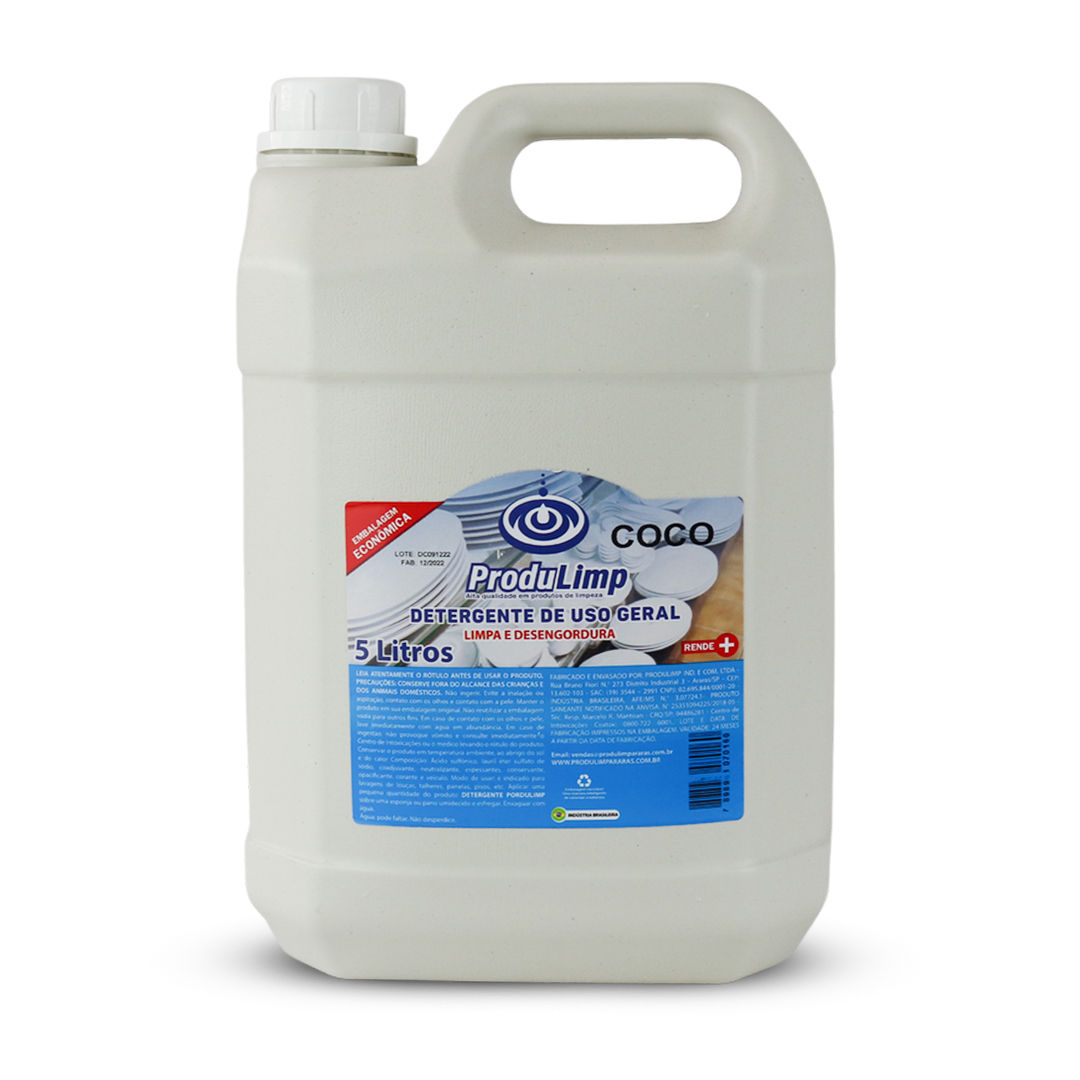Detergente Produlimp coco 5 Litros