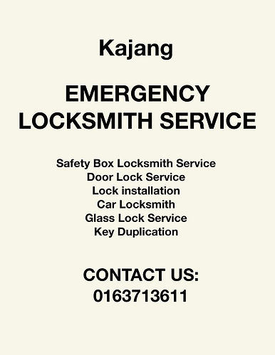 Kajang Locksmith