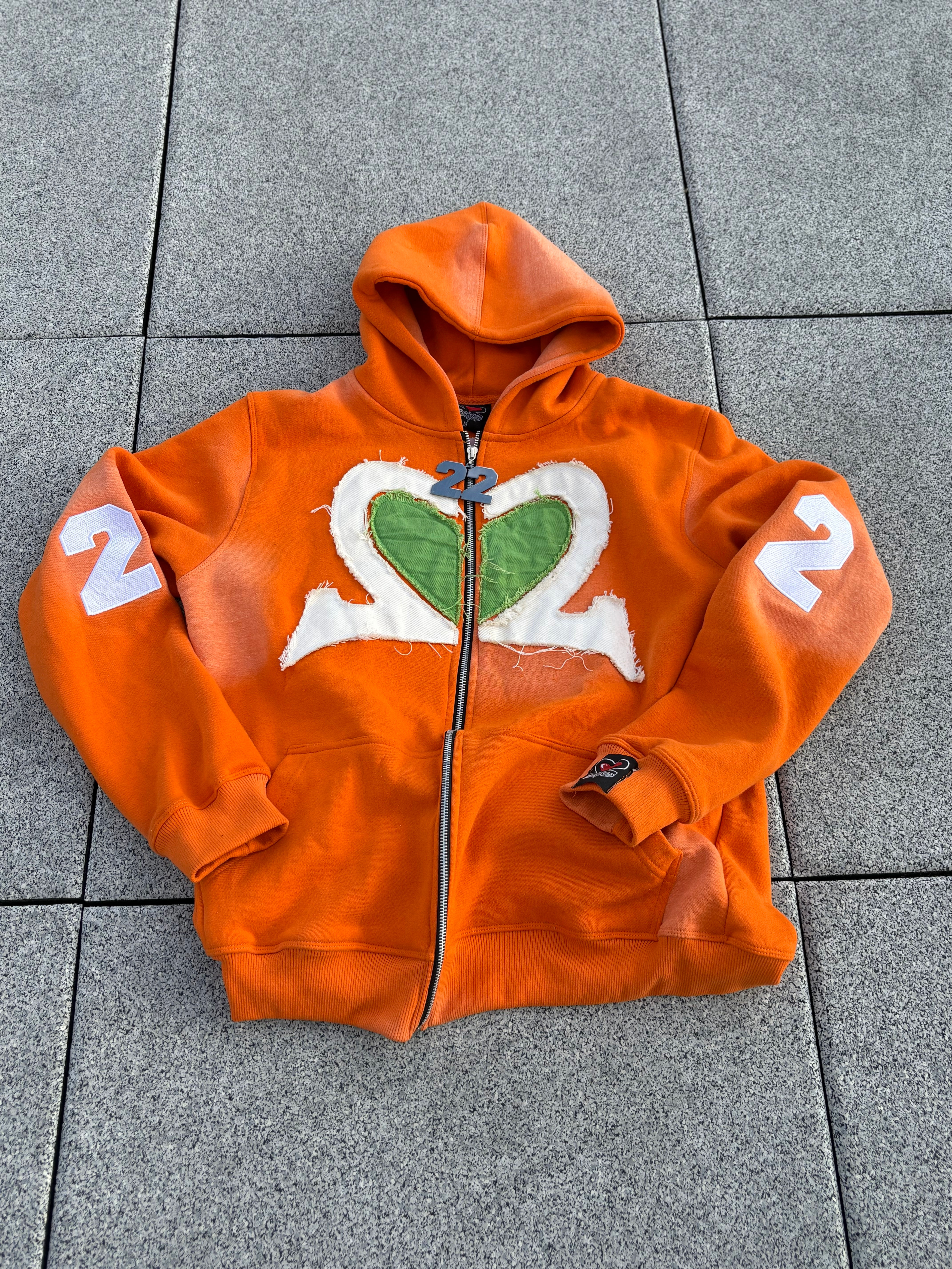 Orange 22 Zip Up