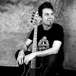 Maurice Verloop with Bass Guitar