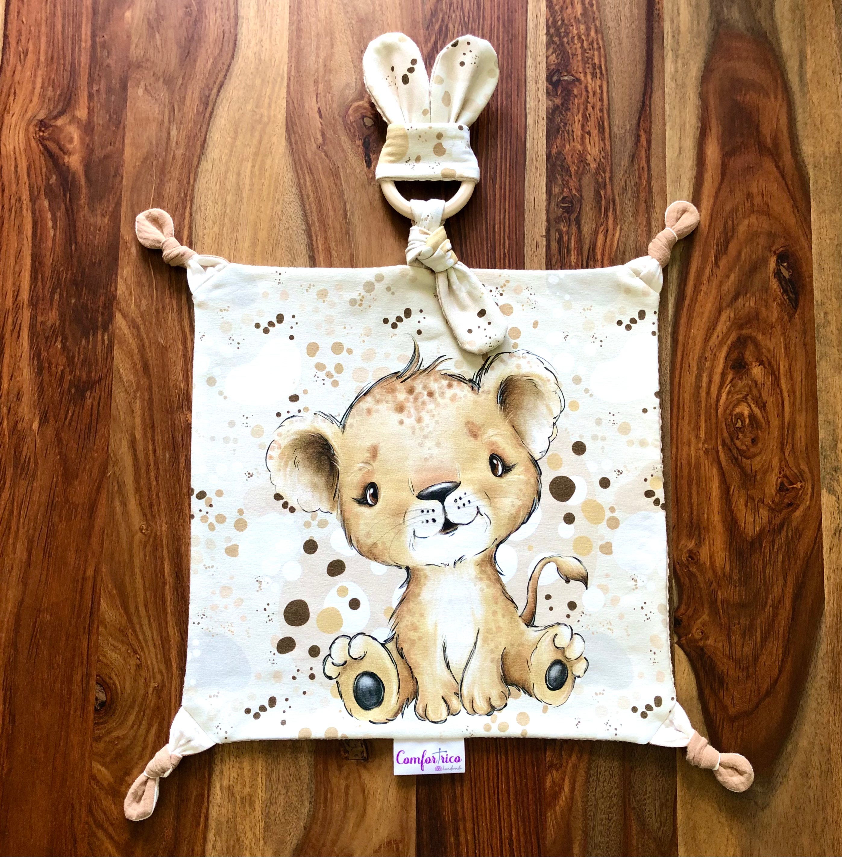 Doudou panneau "Savane"