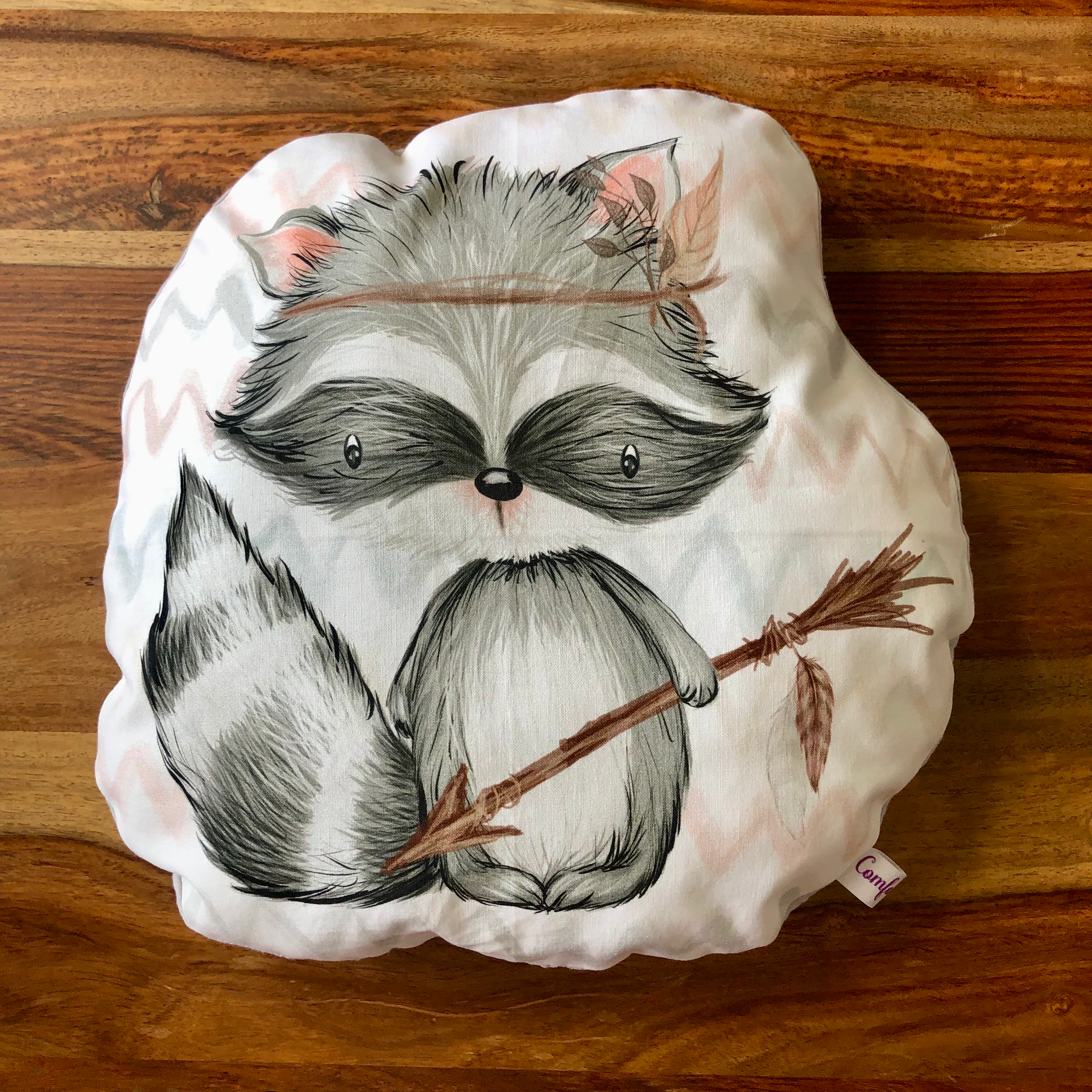 Oreiller bébé "Les amis de la foret Indienne"