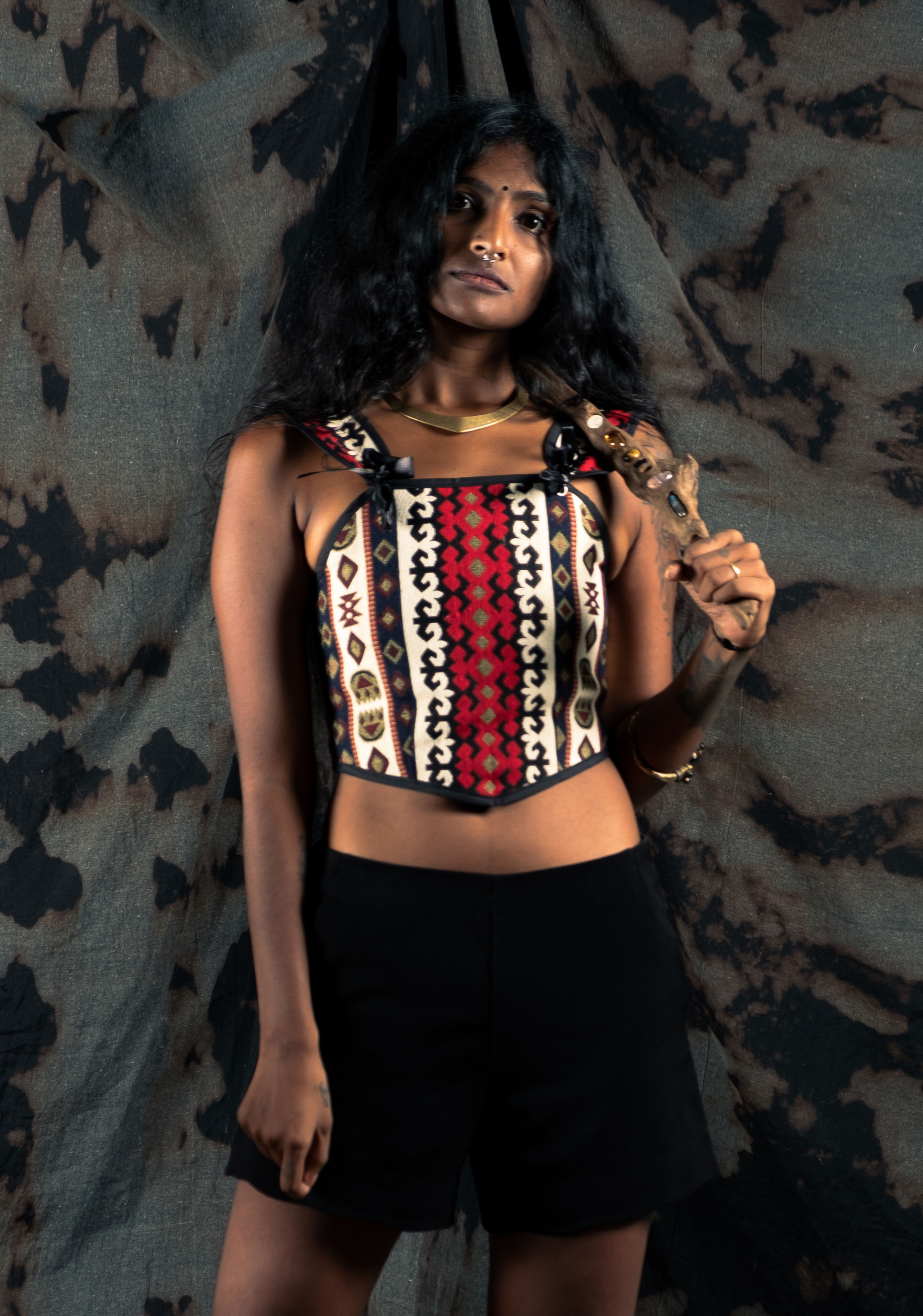 Rusty Hieroglyphs Corset