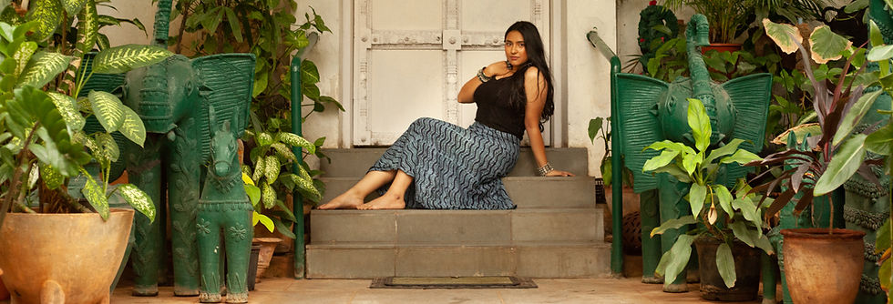 Thumbnail: Floral Ocean Skirt