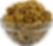 ready-to-eat raw china walnut in clear bowl