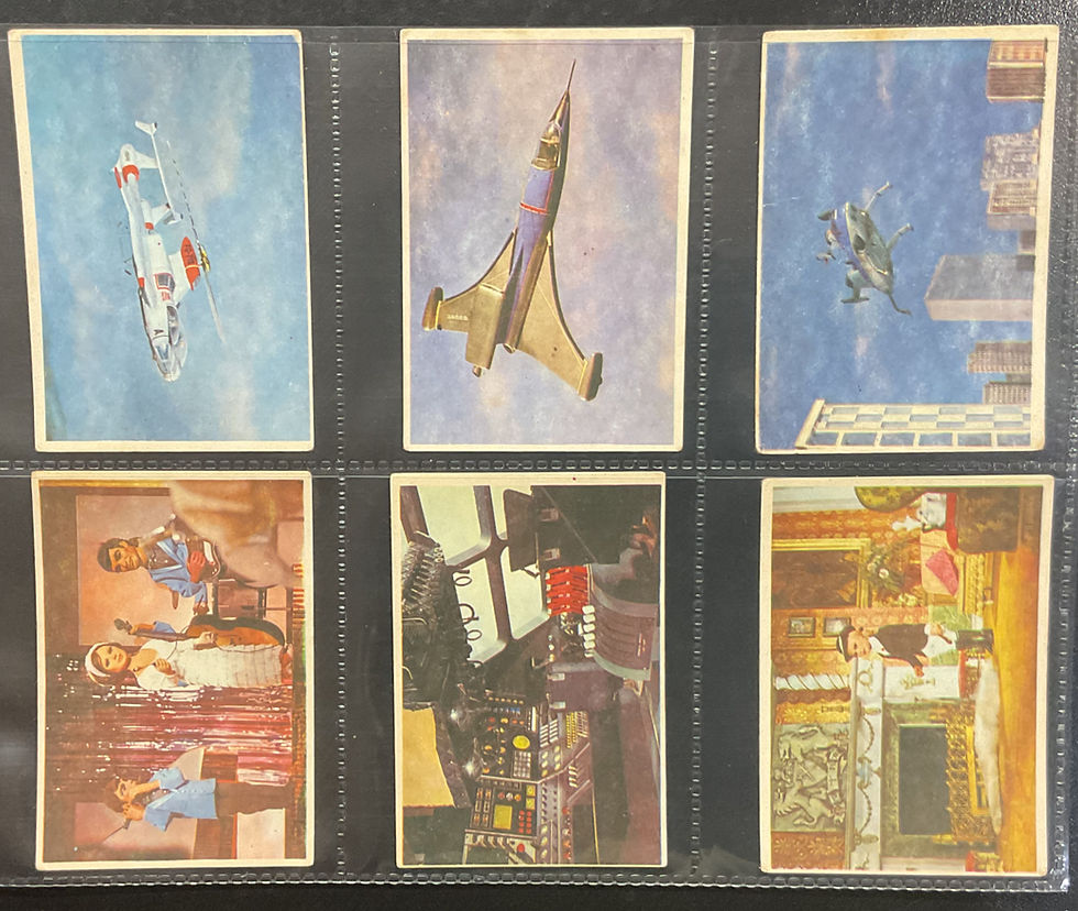 Thumbnail: Somportex Gum Thunderbirds Coloured Bubblegum Cards