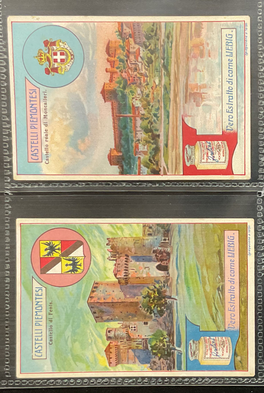 Thumbnail: Liebig Italian Castles S1016 Trade Cards