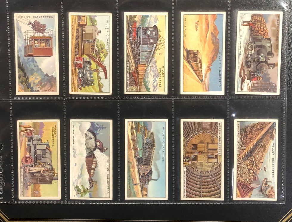 Thumbnail: Wills Engineering Wonders Cigarette Cards