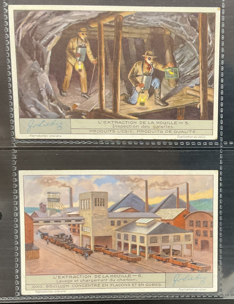 Thumbnail: Liebig Coal Mining S1270 Trade Cards
