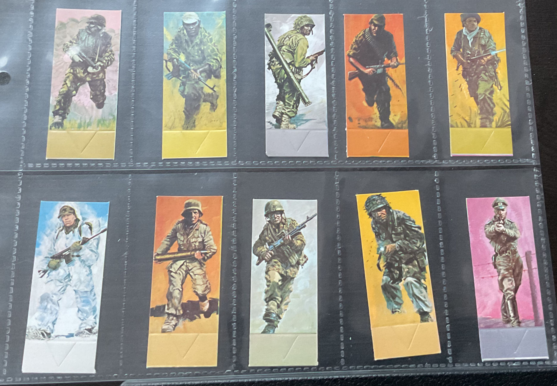 Mister Softee Cadbury's Action Soldiers Trade Cards