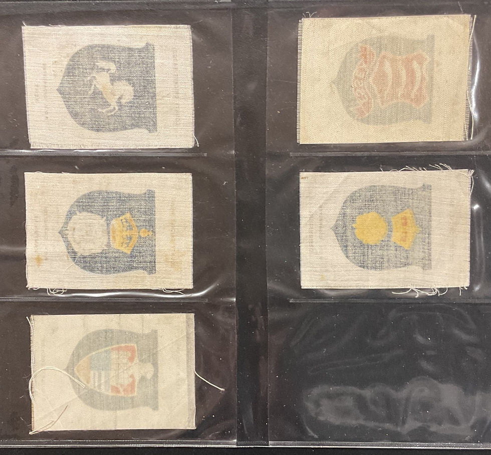 Thumbnail: Phillips County Cricket Badges Silk Cigarette Cards