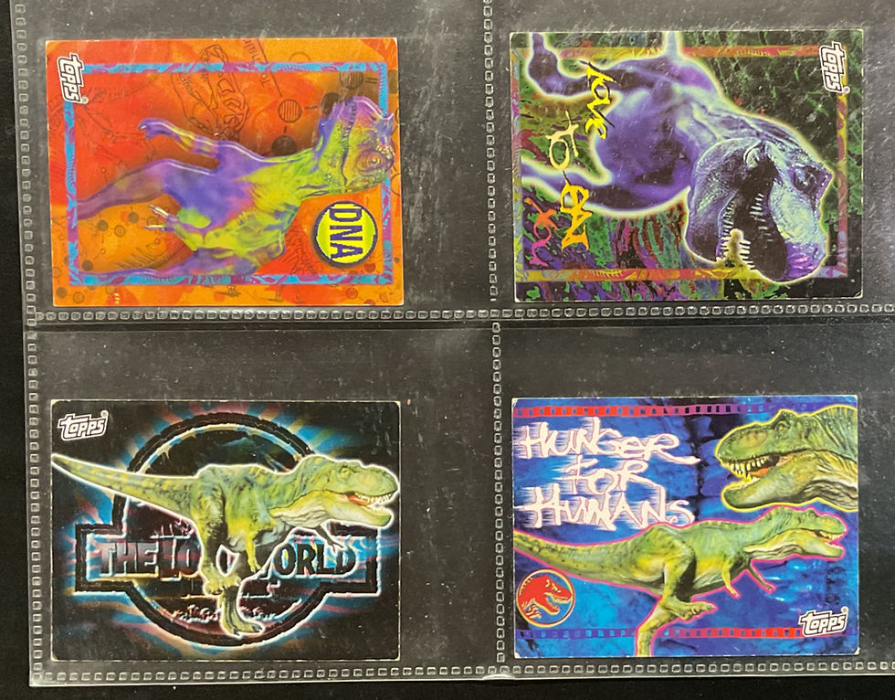 Thumbnail: Topps Gum Jurassic Park Bubblegum Cards