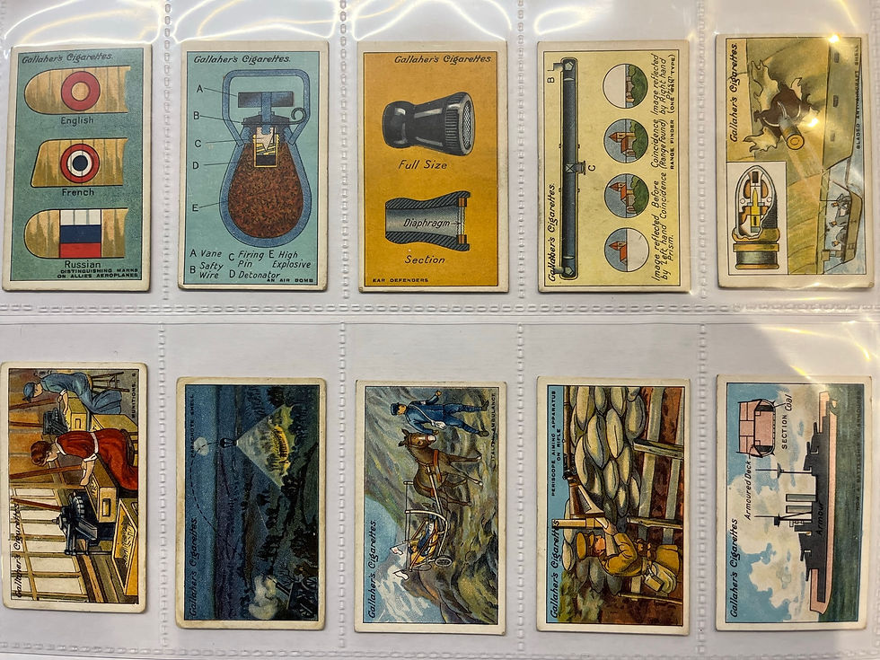 Thumbnail: Gallaher The Great War Second Series Cigarette Cards