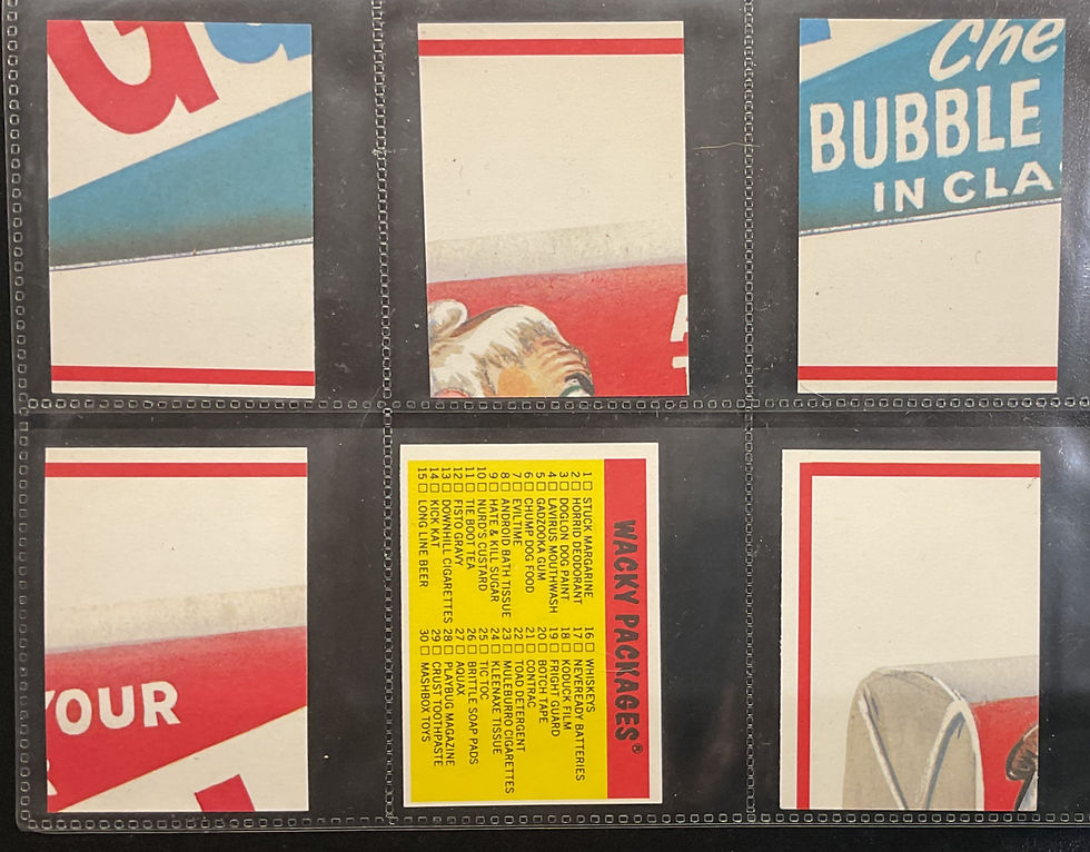 Thumbnail: Topps Ireland Wacky Packages Bubblegum Cards