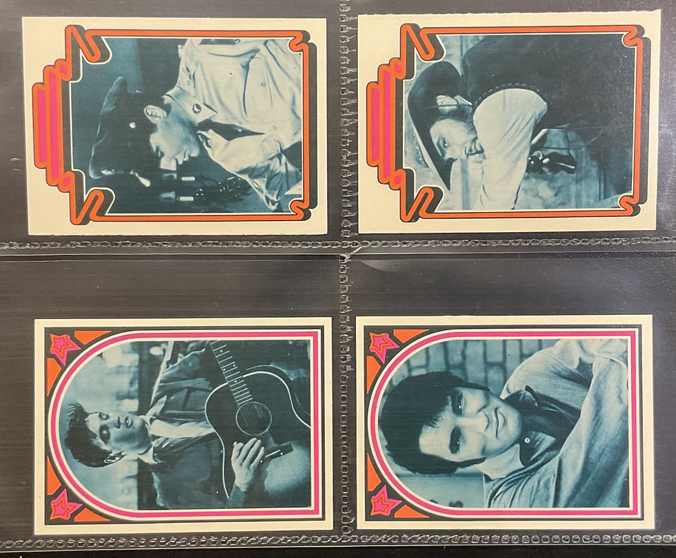 Thumbnail: Donruss Gum Boxcar Elvis Bubblegum Cards