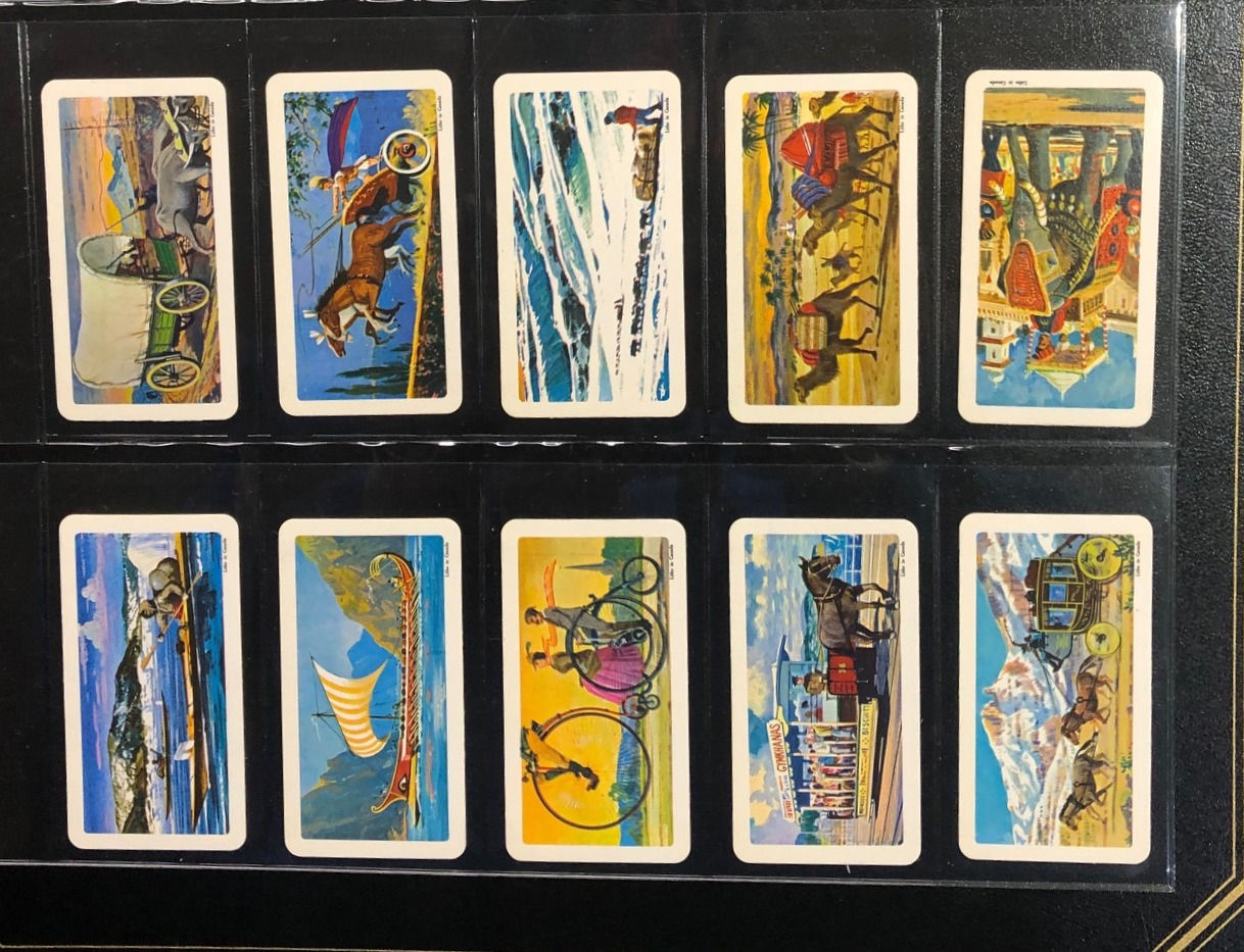 Brooke Bond Tea Canada Transport Through The Ages Tea Cards