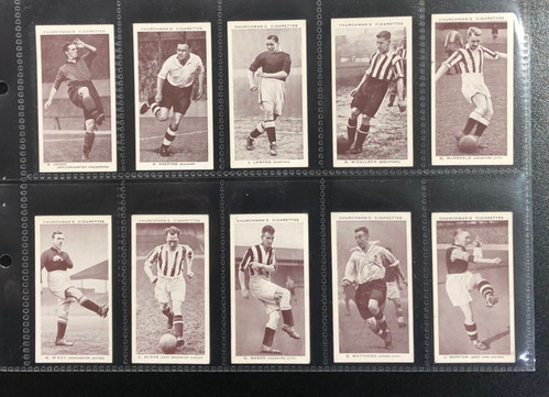 churchman cigarette cards association footballers Churchman Association Footballers Cigarette Cards