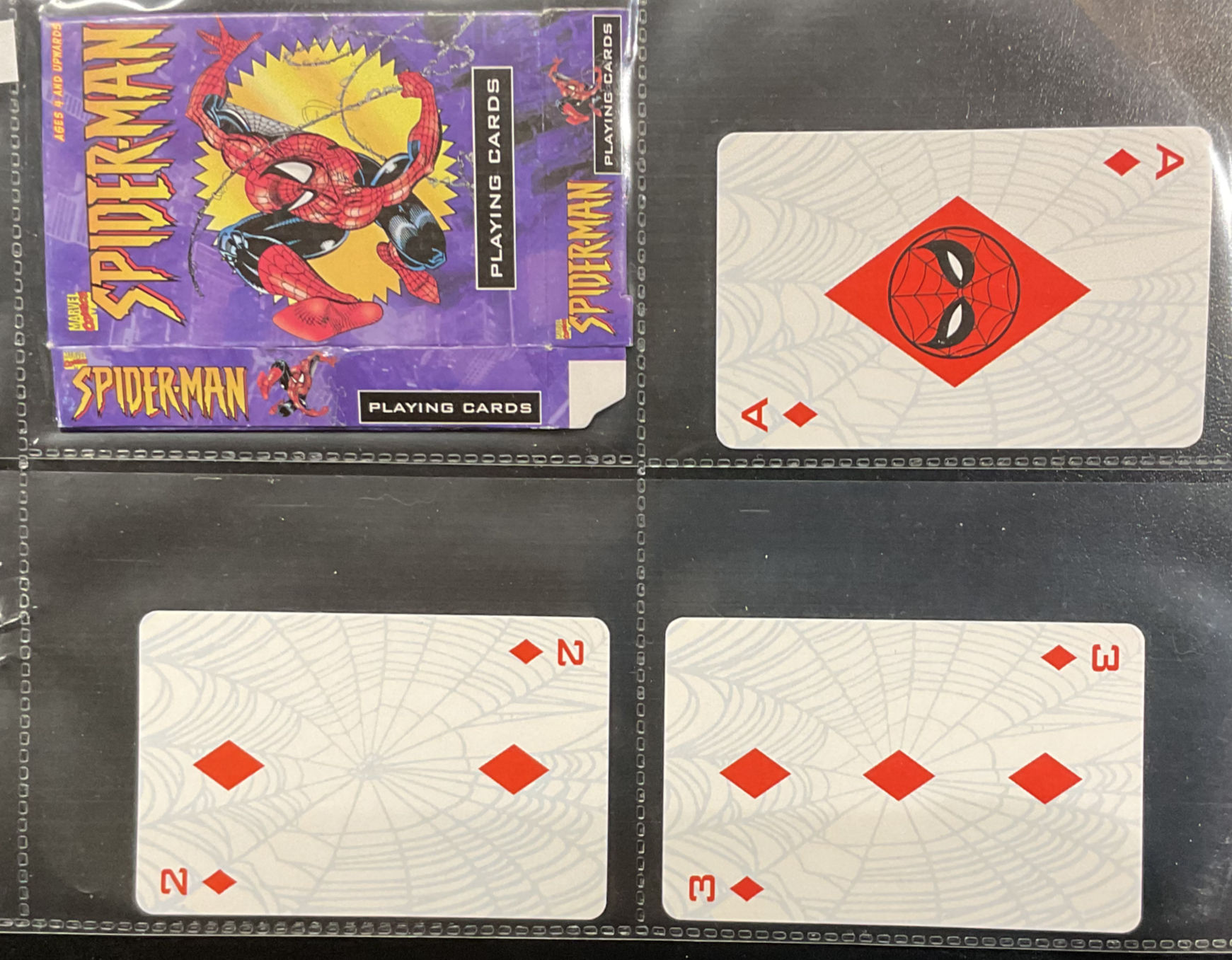 Marvel Spiderman Playing Cards Trade Cards