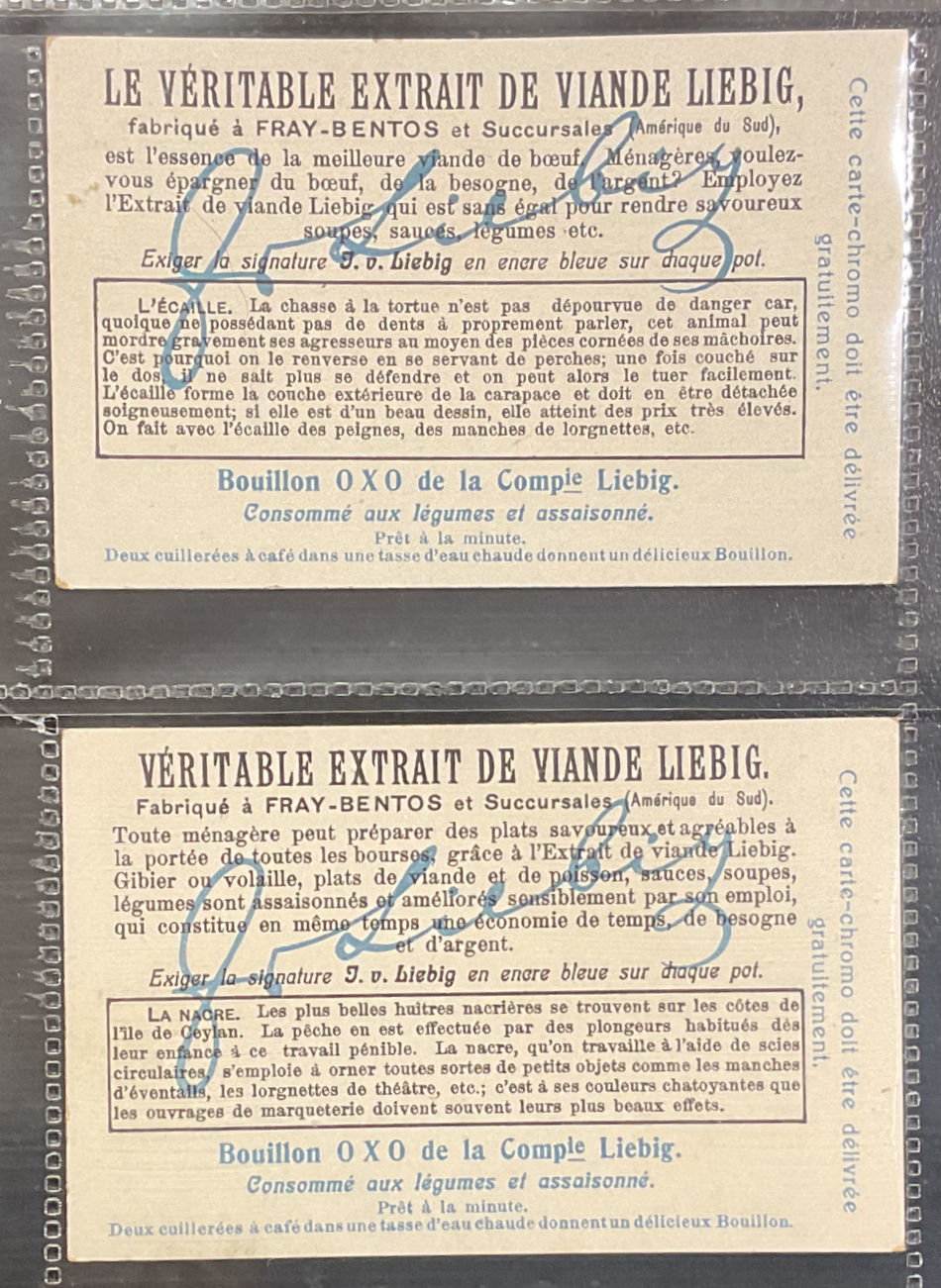 Thumbnail: Liebig Materials Of Artistic Industries S855 Trade Cards
