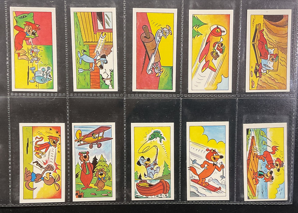Thumbnail: Basset Barratt Division Yogi's Gang Confectionary Cards