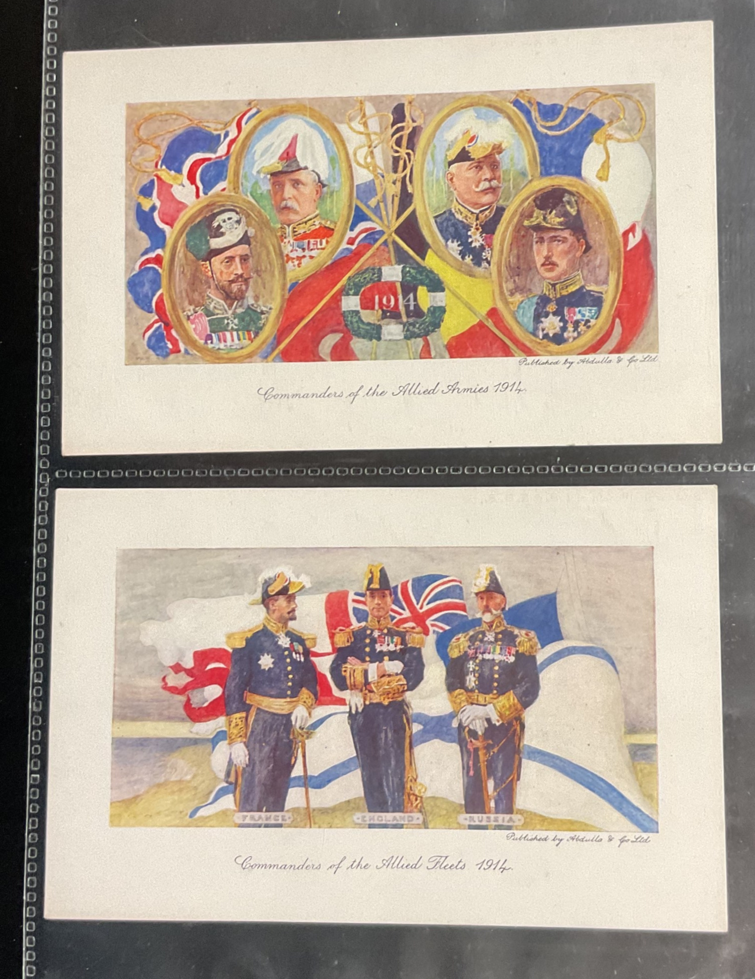 Abdulla Great Commanders Of The Allies Cigarette Cards