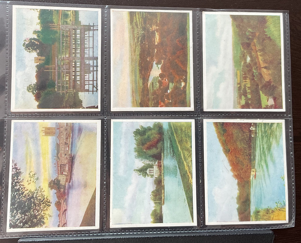 Thumbnail: Hills Views Of The River Thames Cigarette Cards