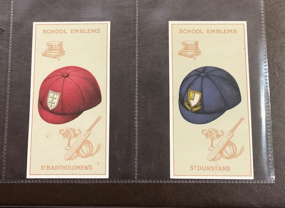 Thumbnail: Carreras School Emblems Cricket Cigarette Cards