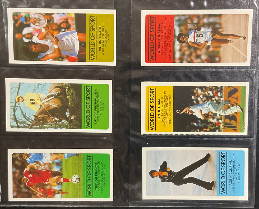 Thumbnail: Weetabix World Of Sport Cereal Cards