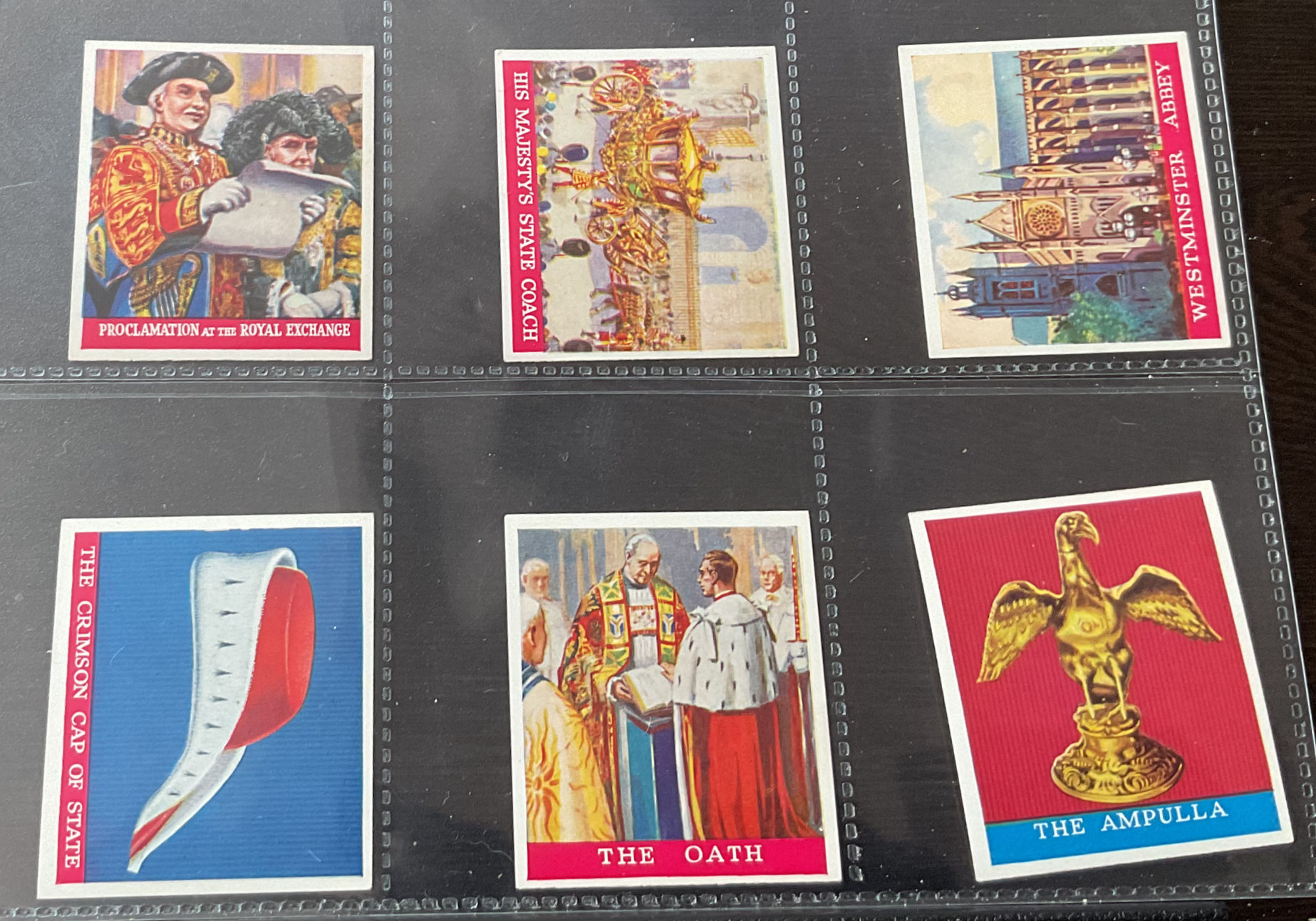 Phillips Coronation Of Their Majesties Cigarette Cards