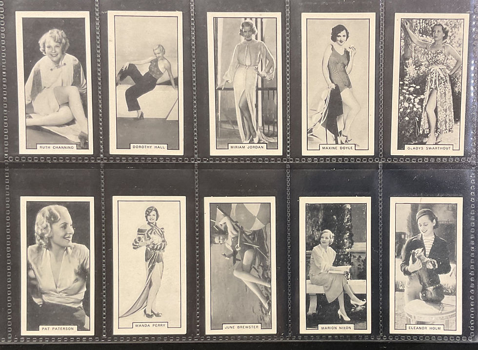 Thumbnail: British American Tobacco B.A.T Modern Beauties First Series Cigarette Cards