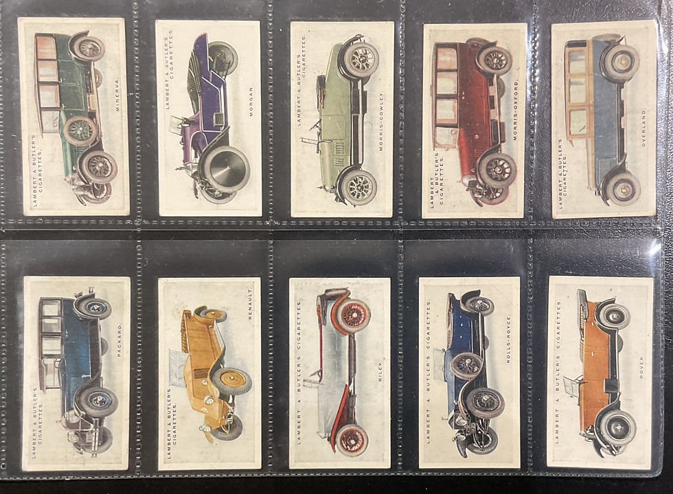 Thumbnail: Lambert & Butler Motor Cars 3rd Series Cigarette Cards