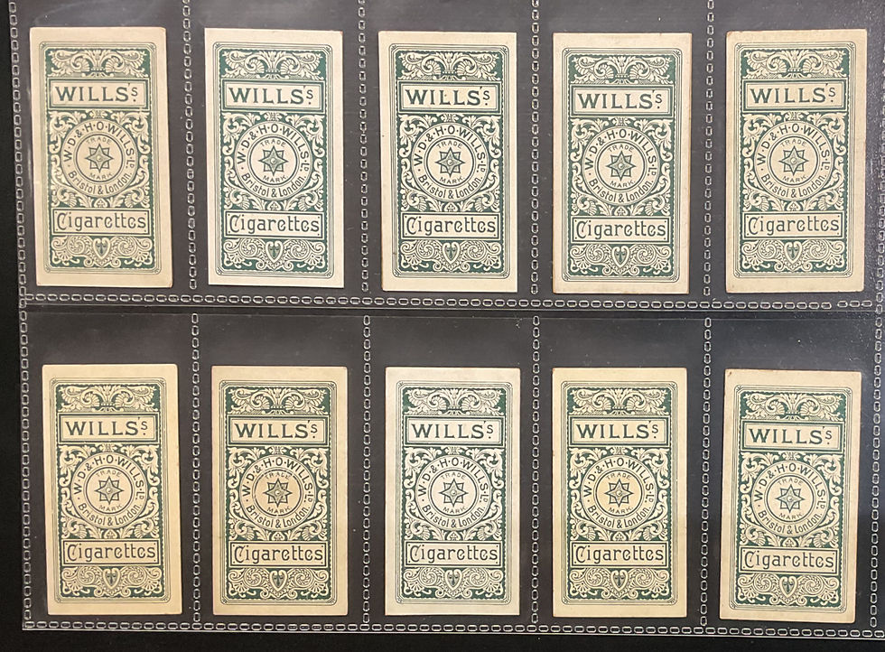 Thumbnail: Wills National Costumes Cigarette Cards