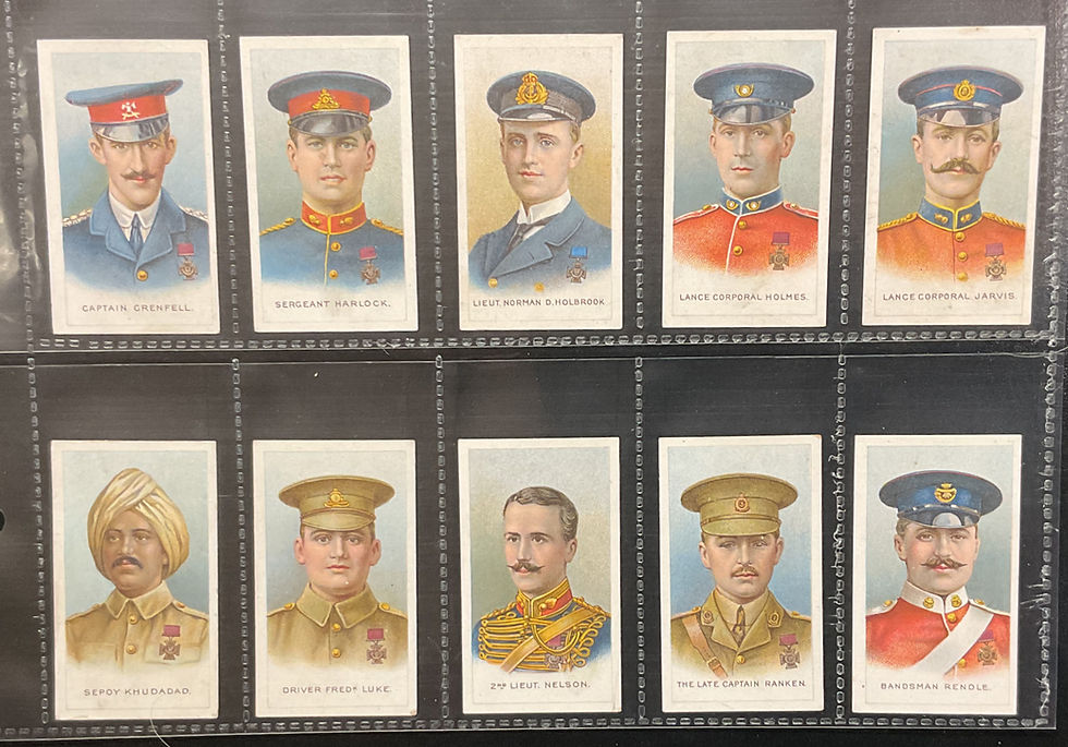 Thumbnail: Imperial Tobacco Co Canada Victoria Cross Heroes Cigarette Cards