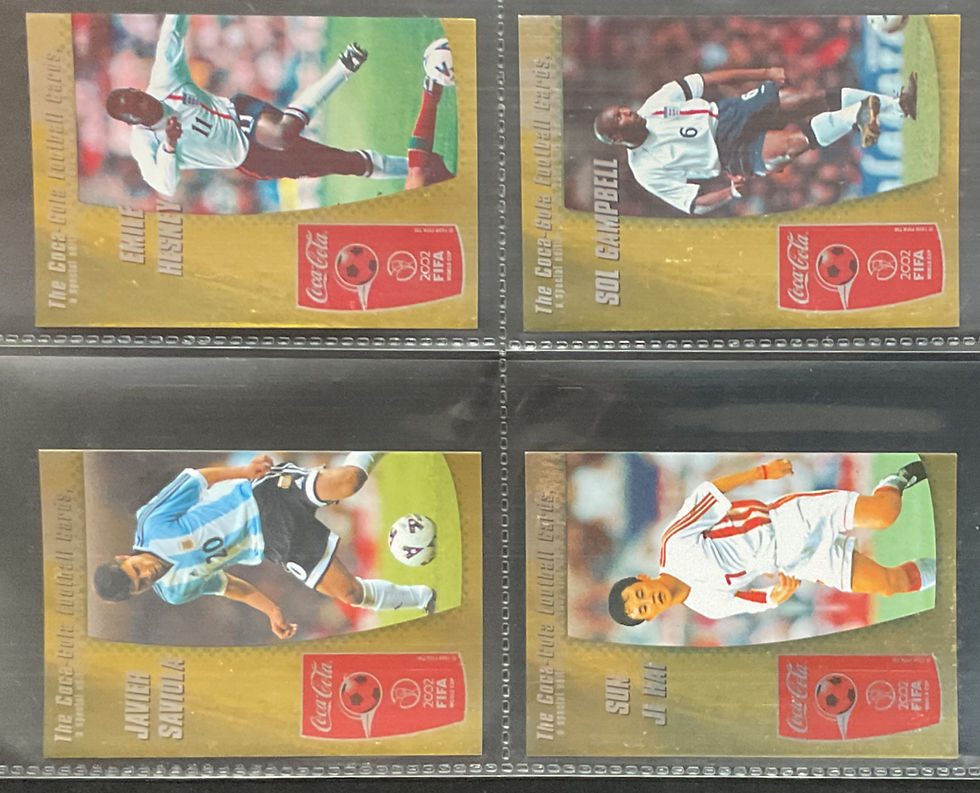 Thumbnail: Coca Cola Football 2002 World Cup Special Edition Trade Cards